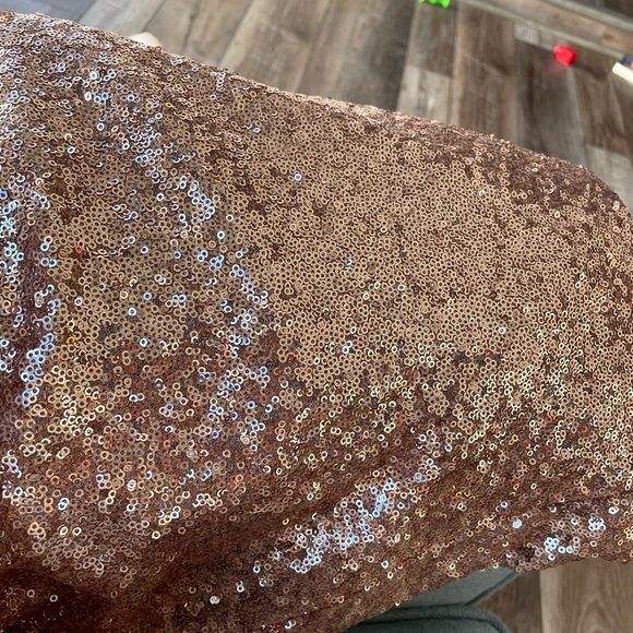 Christina Wu rose gold bridesmaid dress - Picture 4 of 7